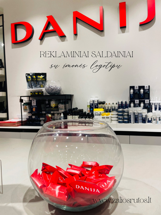 reklaminiai saldainiai Danija